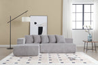 Alexus Corduroy Fabric Sectional Sofa