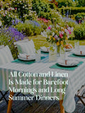 All Cotton and Linen Is Made for Barefoot Mornings and Long Summer Dinners