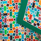 Multicolor Silk Square Scarf Amal
