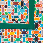 Multicolor Silk Square Scarf Amal