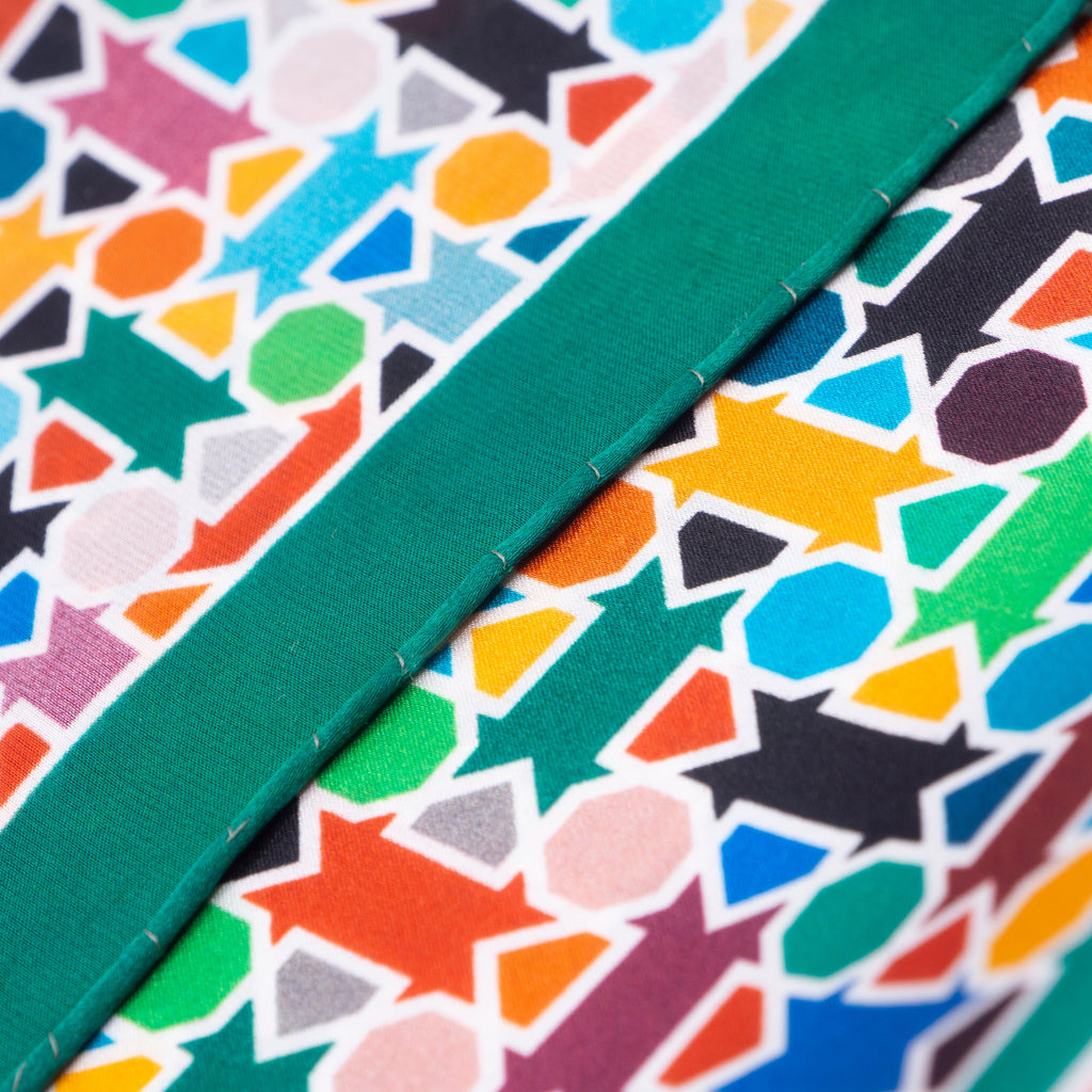 Multicolor Silk Square Scarf Amal