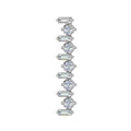 AMALFI Baguette and Brilliant Cut Diamond Drop Earrings Pair By ALINKA Fine Jewellery