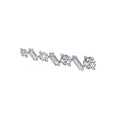 ANA Baguette and Brilliant Cut Diamond Ear Cuff Single By ALINKA Fine Jewellery