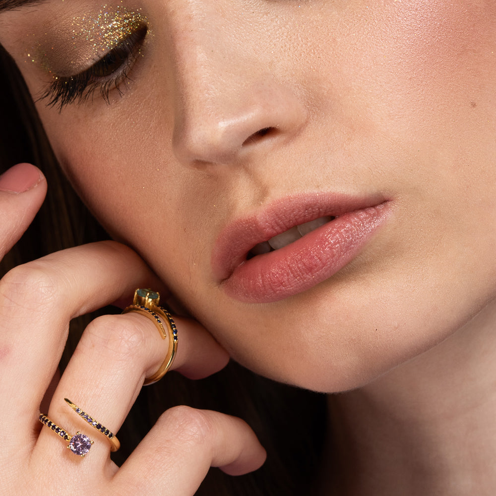 Anillo Alisa Rosa