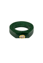 Anillo Aventurina Verde Mora