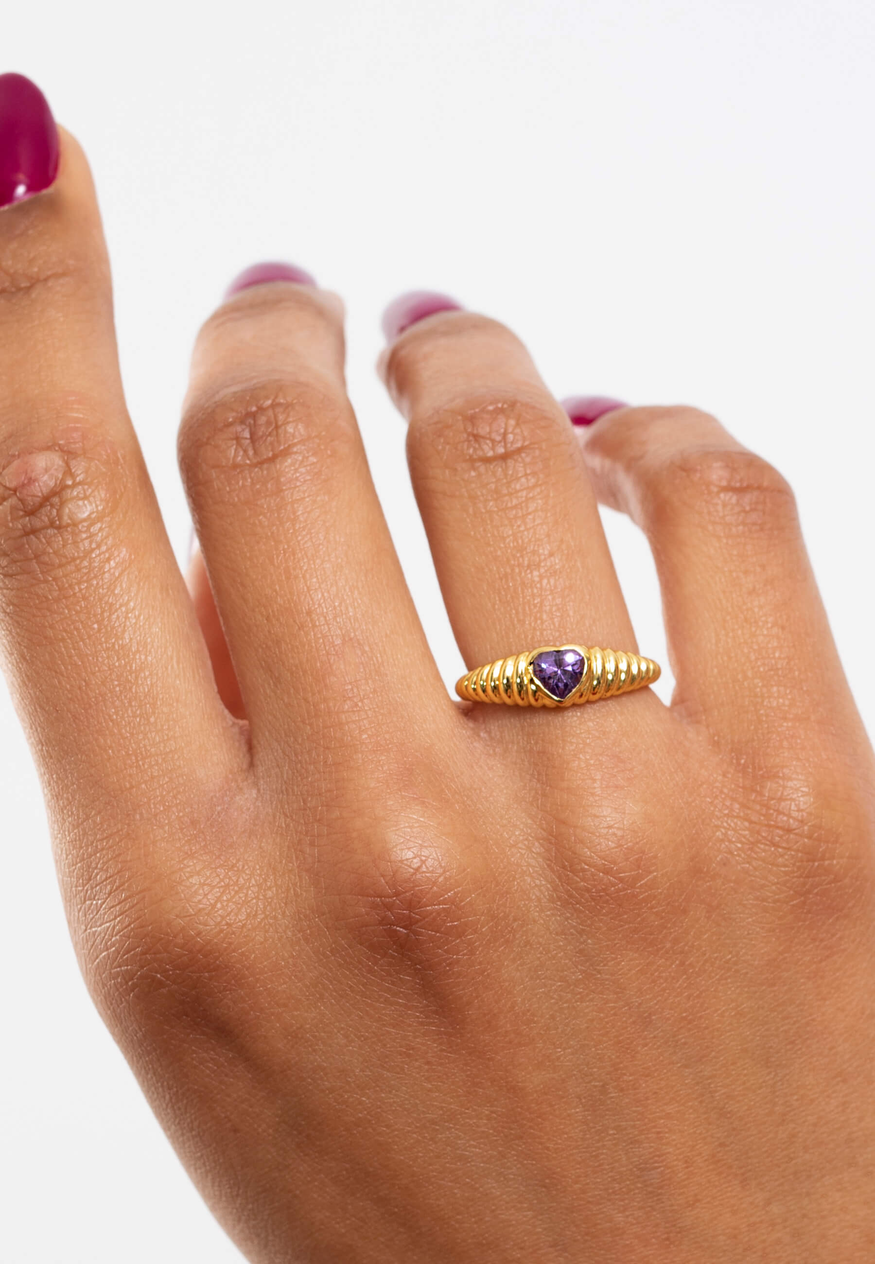 Anillo Softhearted Morado