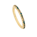 Anillo Diya Aguamarina
