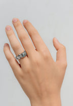 Anillo Judy Aguamarina Plata