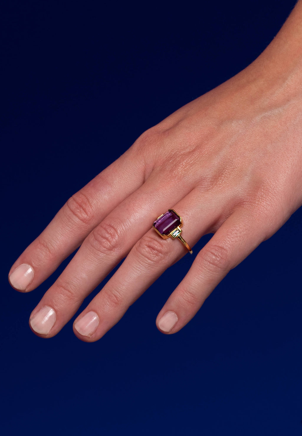 Anillo Mystere Morado