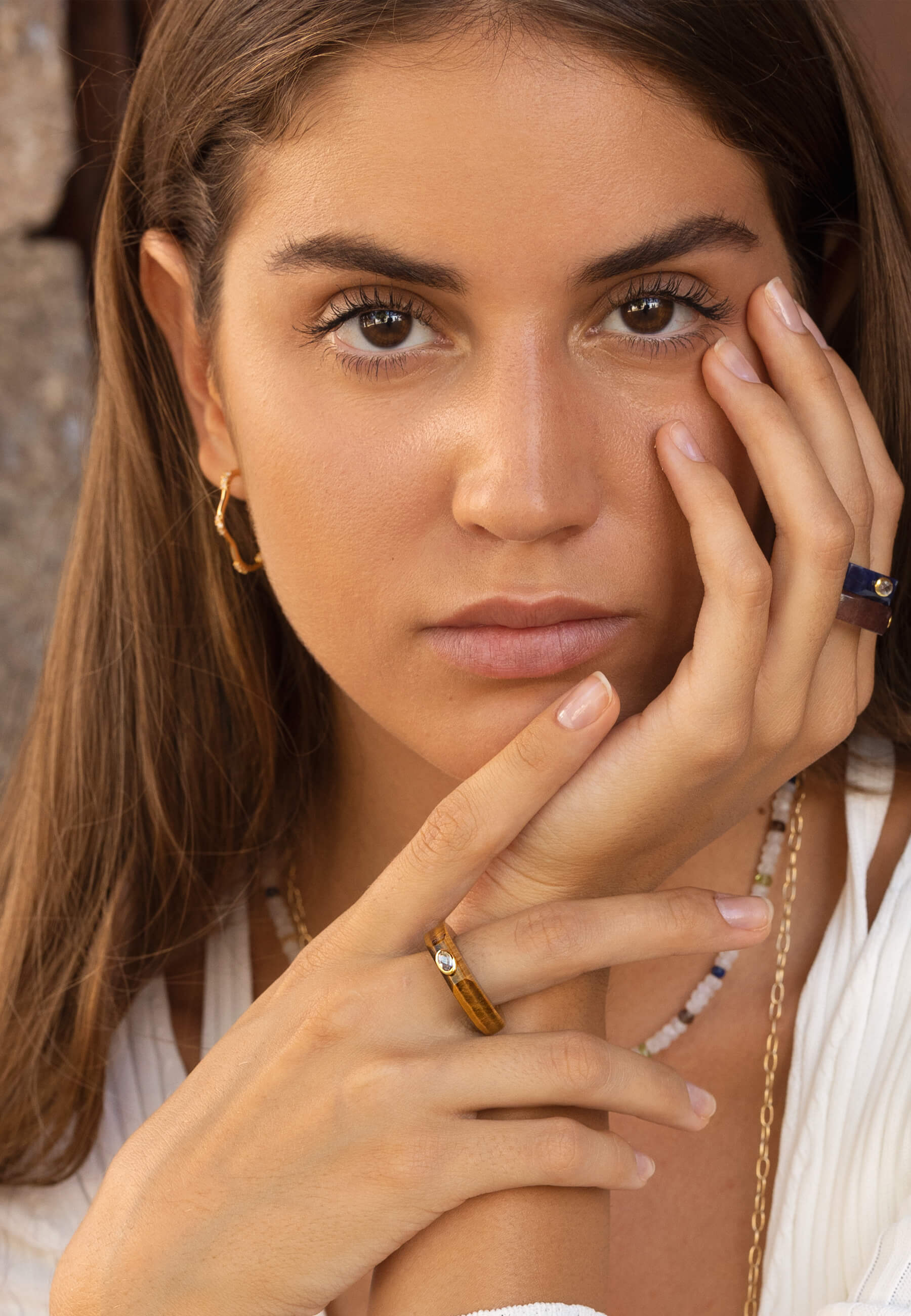 Anillo Ojo de Tigre Mora