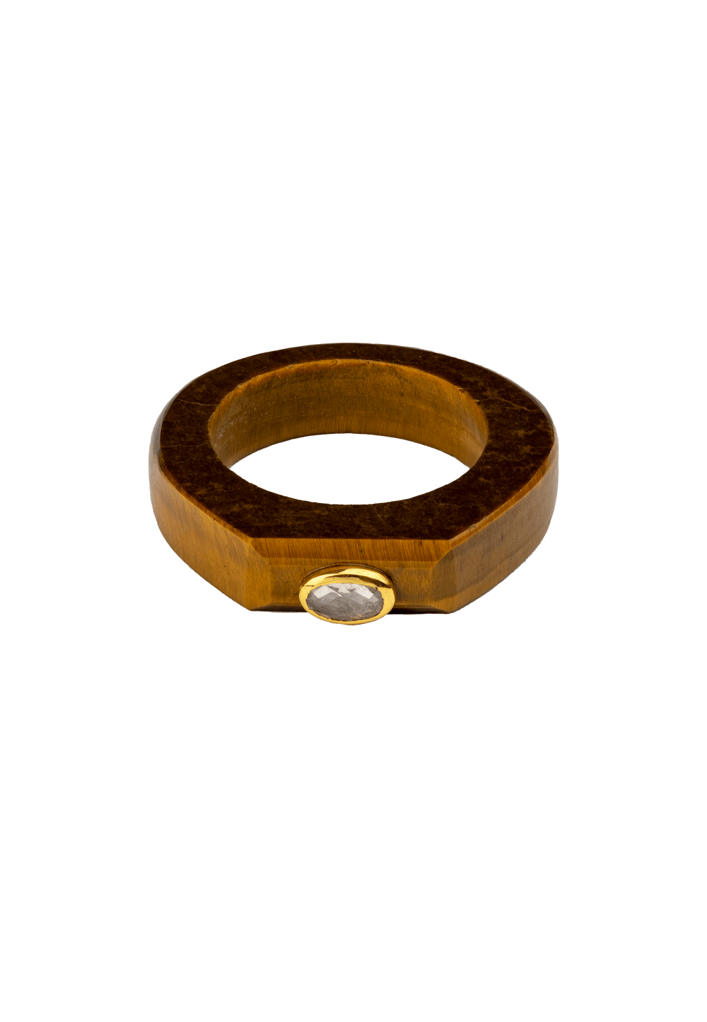 Anillo Ojo de Tigre Mora