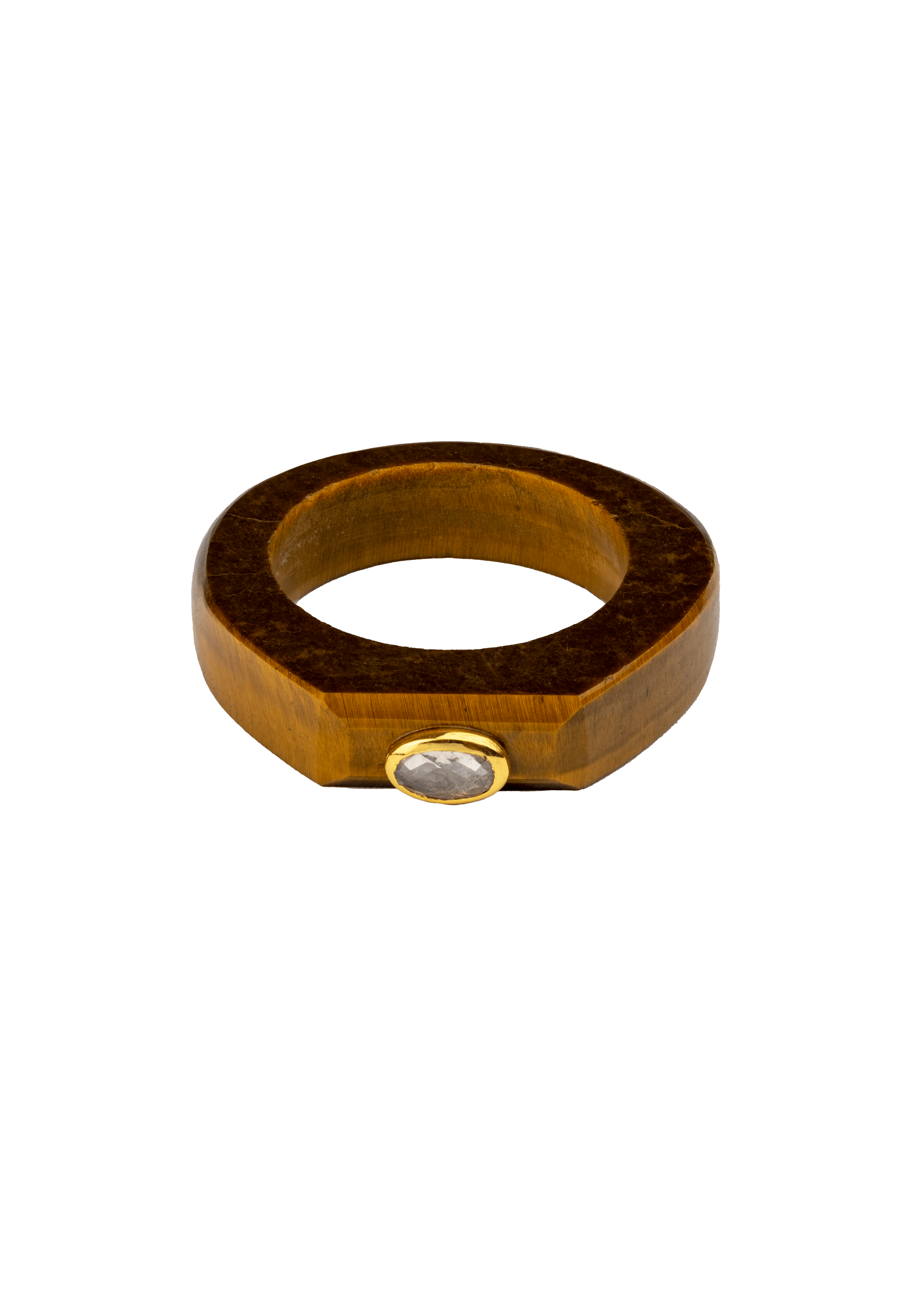 Anillo Ojo de Tigre Mora