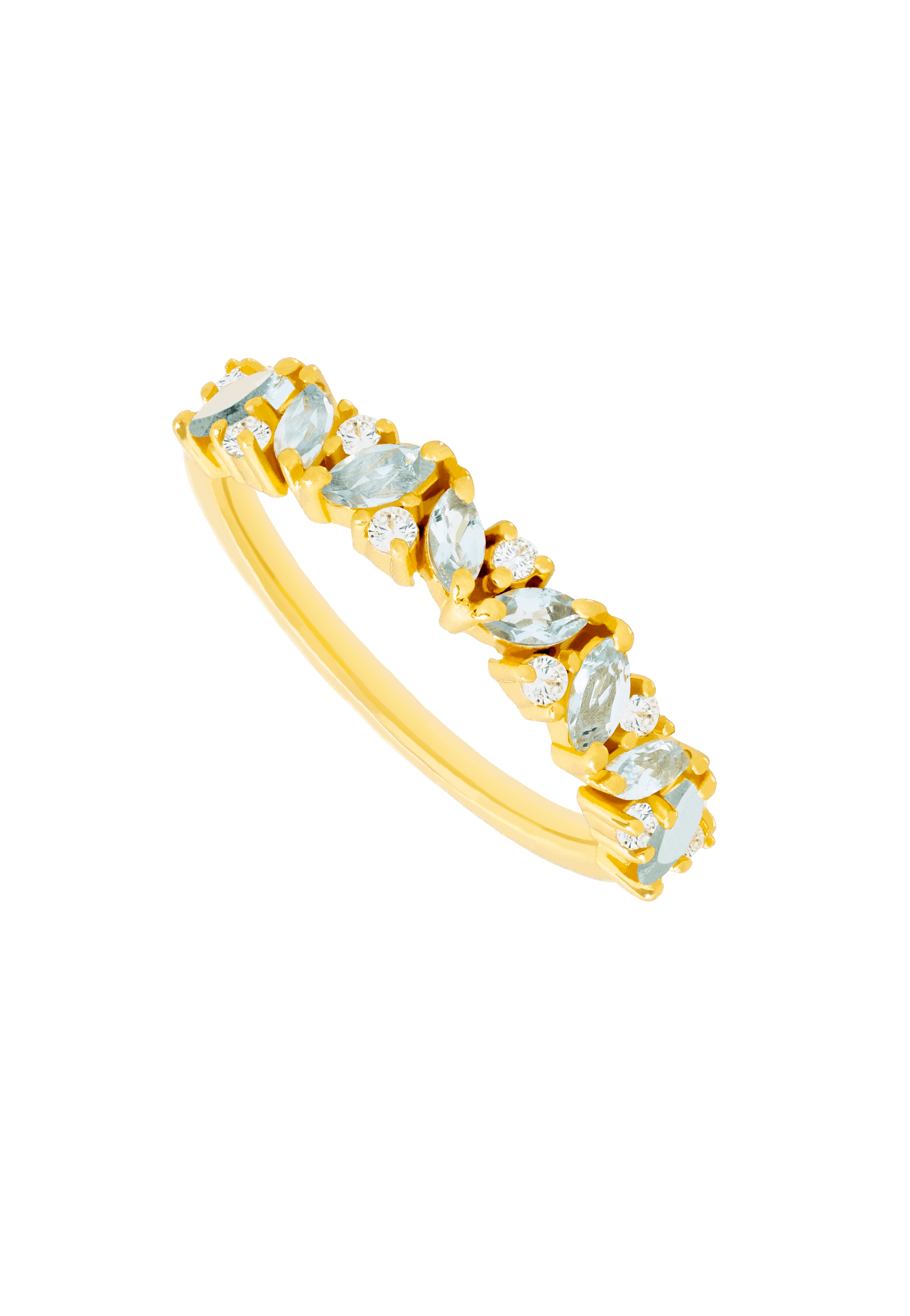 Anillo Topacio Azul Diciembre