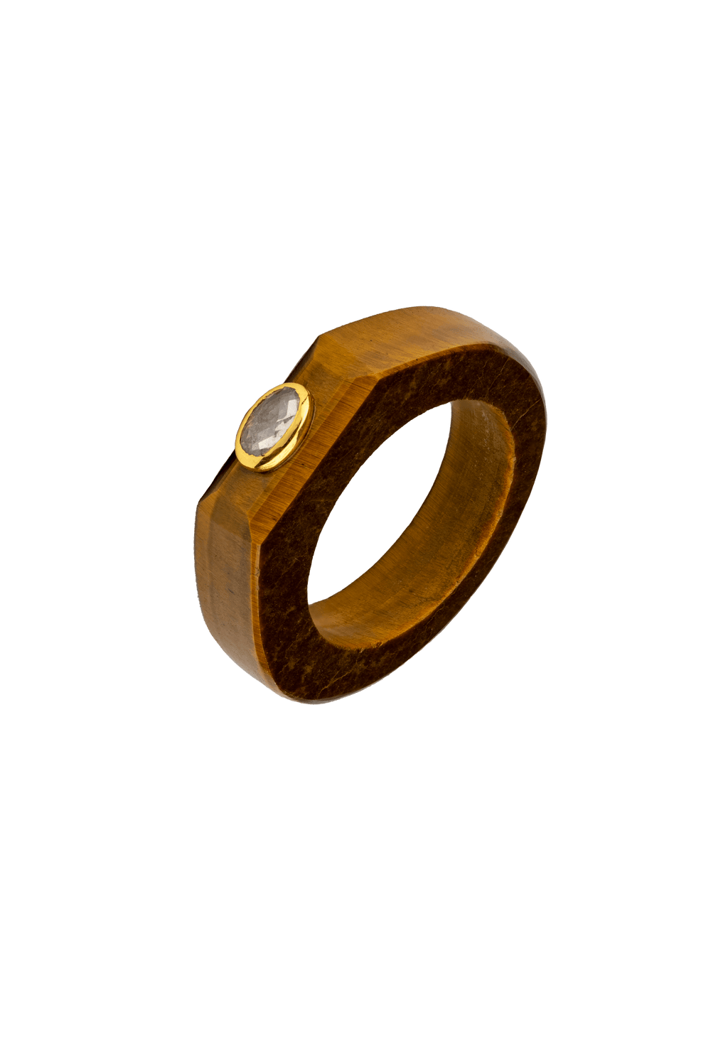 Anillo Ojo de Tigre Mora