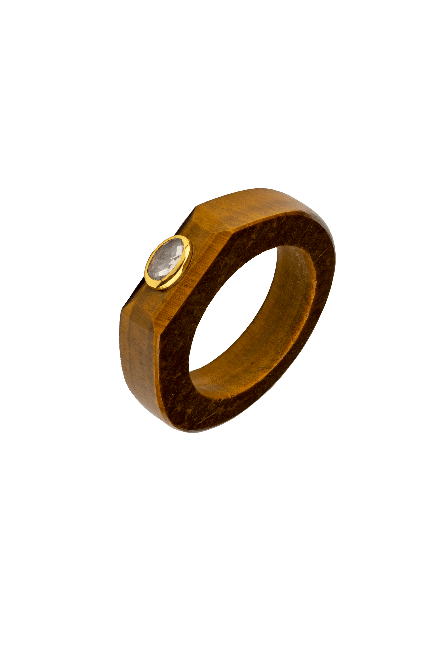 Anillo Ojo de Tigre Mora
