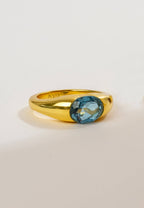Anillo The Empress Aguamarina