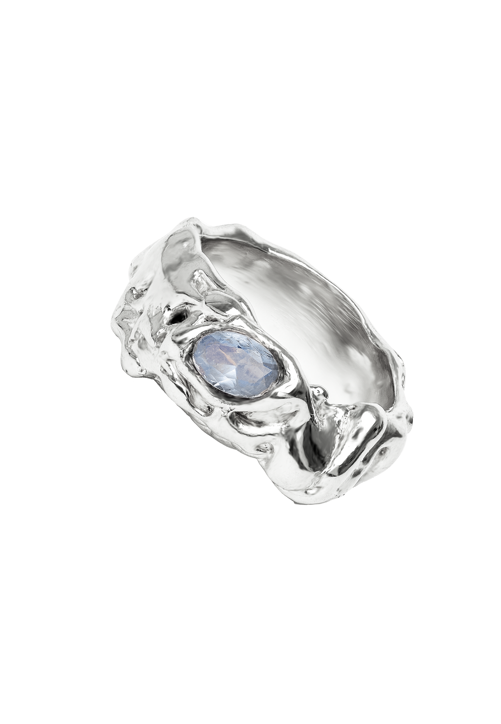 Anillo Judy Aguamarina Plata