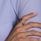 Anillo Stardust Morado