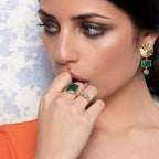 Anillo Stardust Verde