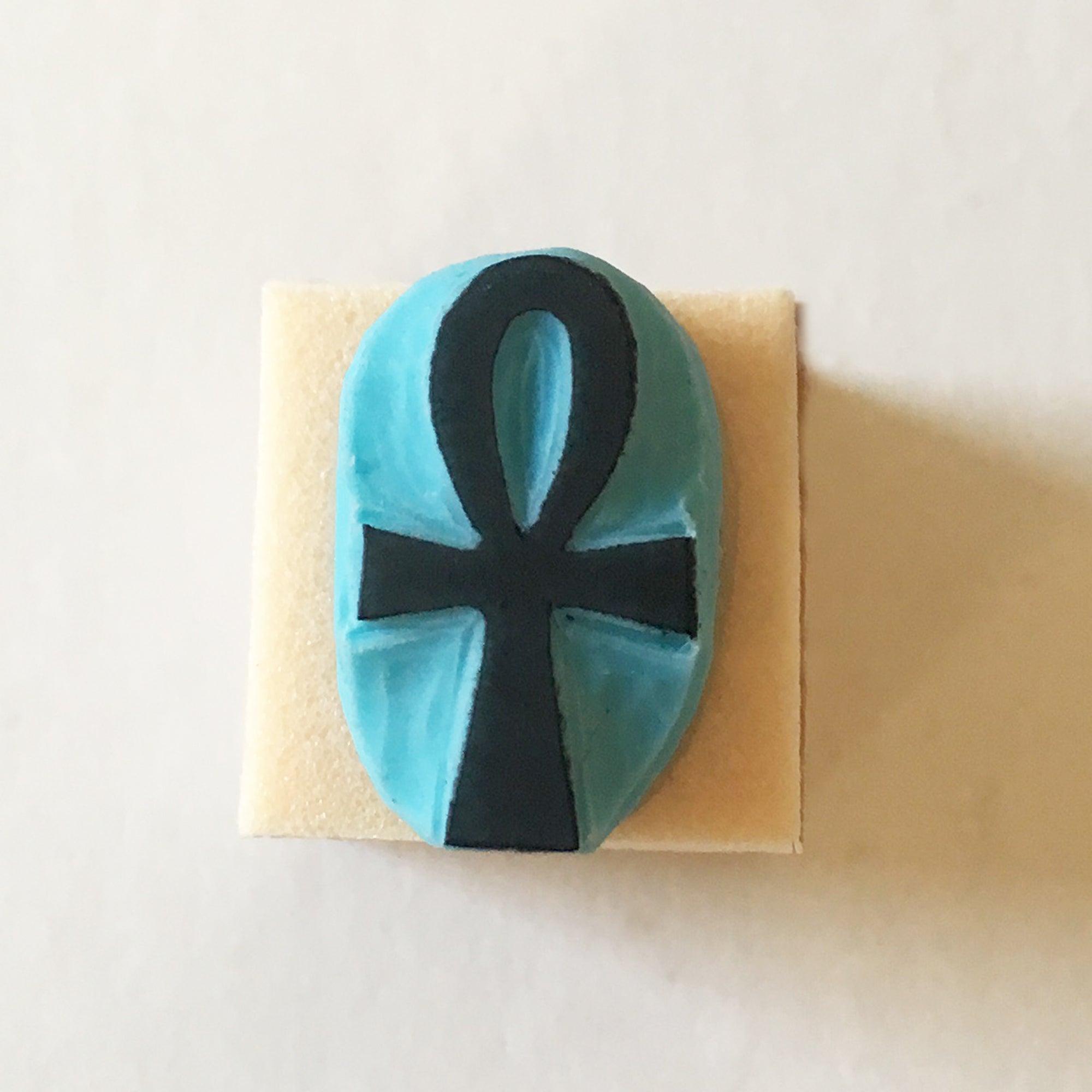 Egyptian symbols mini rubber stamp set of 4