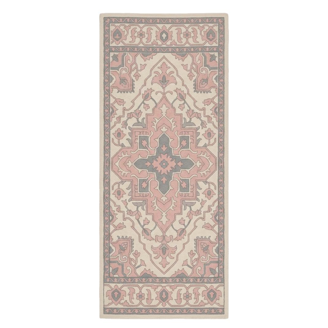 Antique Medallion Hand Tufted Runner Rug