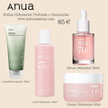 Pack ANUA – Rutina de Hidratación Profunda e Iluminación (Espuma Limpiadora 150ml + Leche Hidratante 150ml + Sérum Melocotón 30ml + Crema Hidratante 50ml)