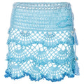 Aqua Marine Handmade Mini Crochet Skirt