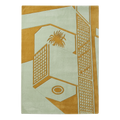 Architectural Golden Perspective Hand Tufted Rug