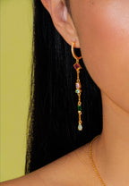Pendientes Aro con Colgante Mystere