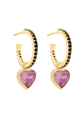 Aros Corazón Kindness Azul