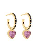Aros Corazón Kindness Azul