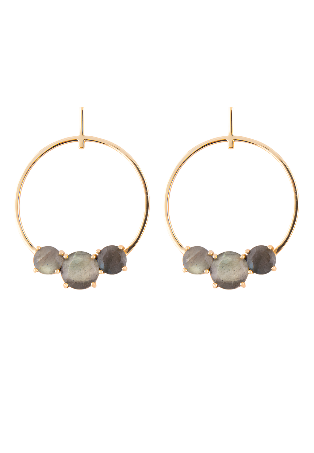 Pendientes Moonlight Gris