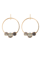 Pendientes Moonlight Gris