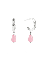 Aros Sadie Rosa Plata