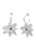 Aros Lotus Flower Plata