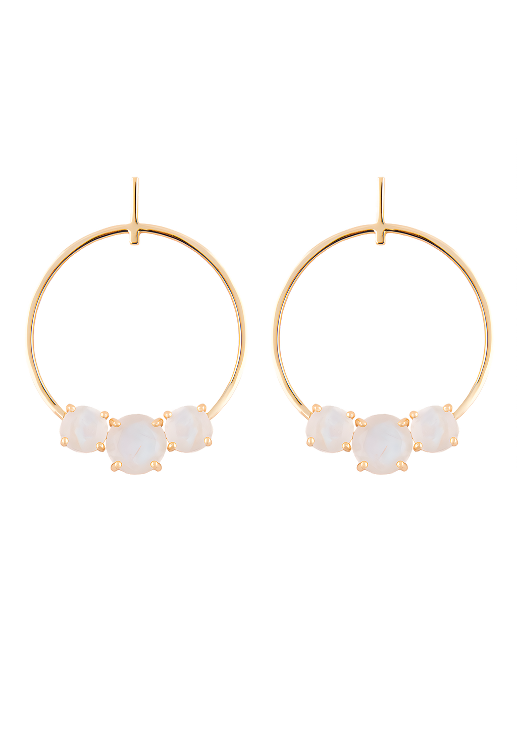 Pendientes Moonlight Blanco