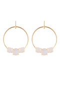 Pendientes Moonlight Blanco