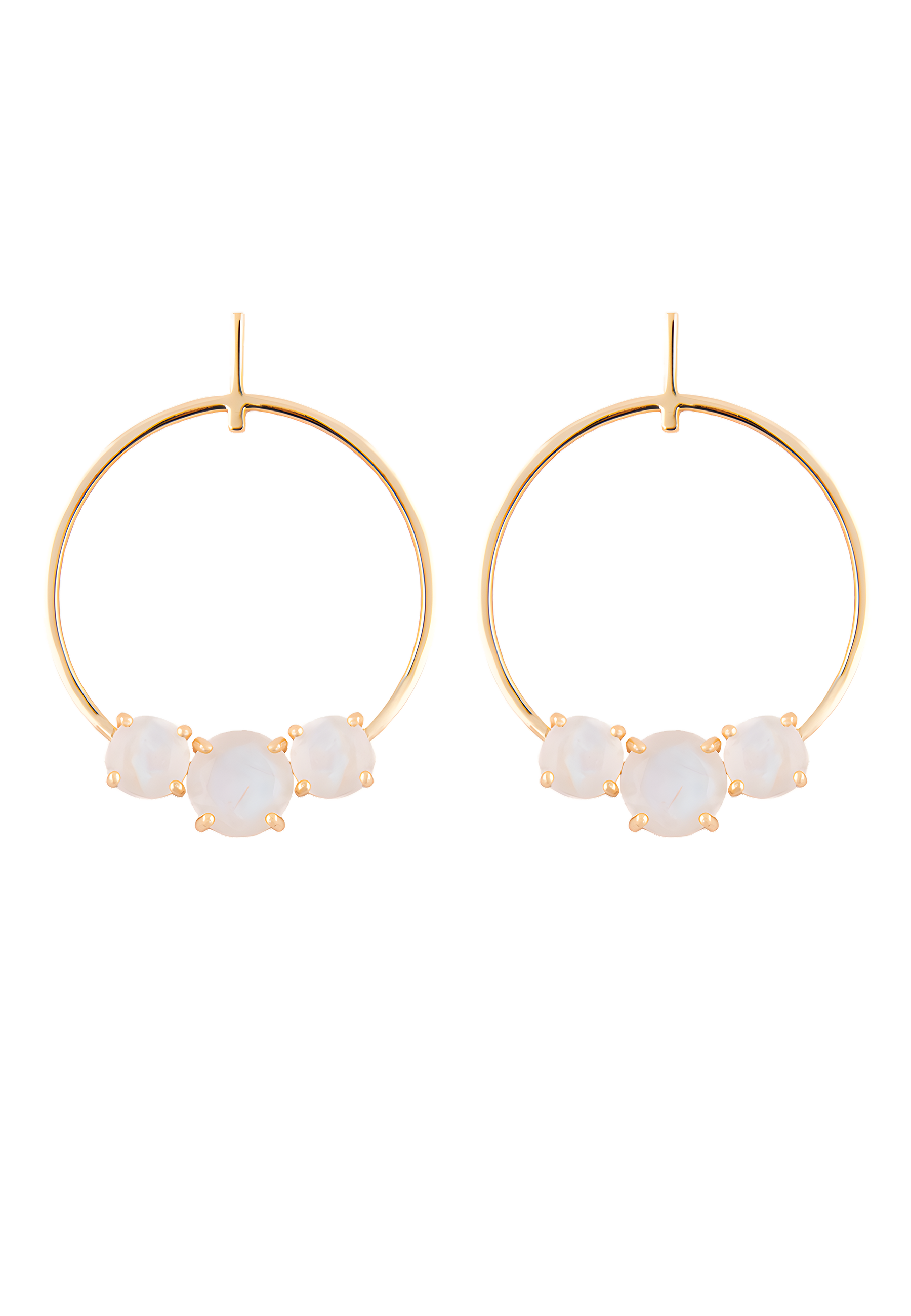 Pendientes Moonlight Blanco