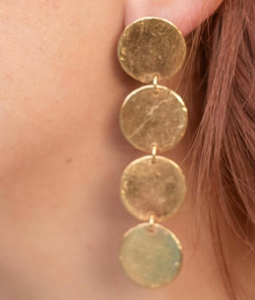 PENDIENTES MADRID x4 | BRONCE