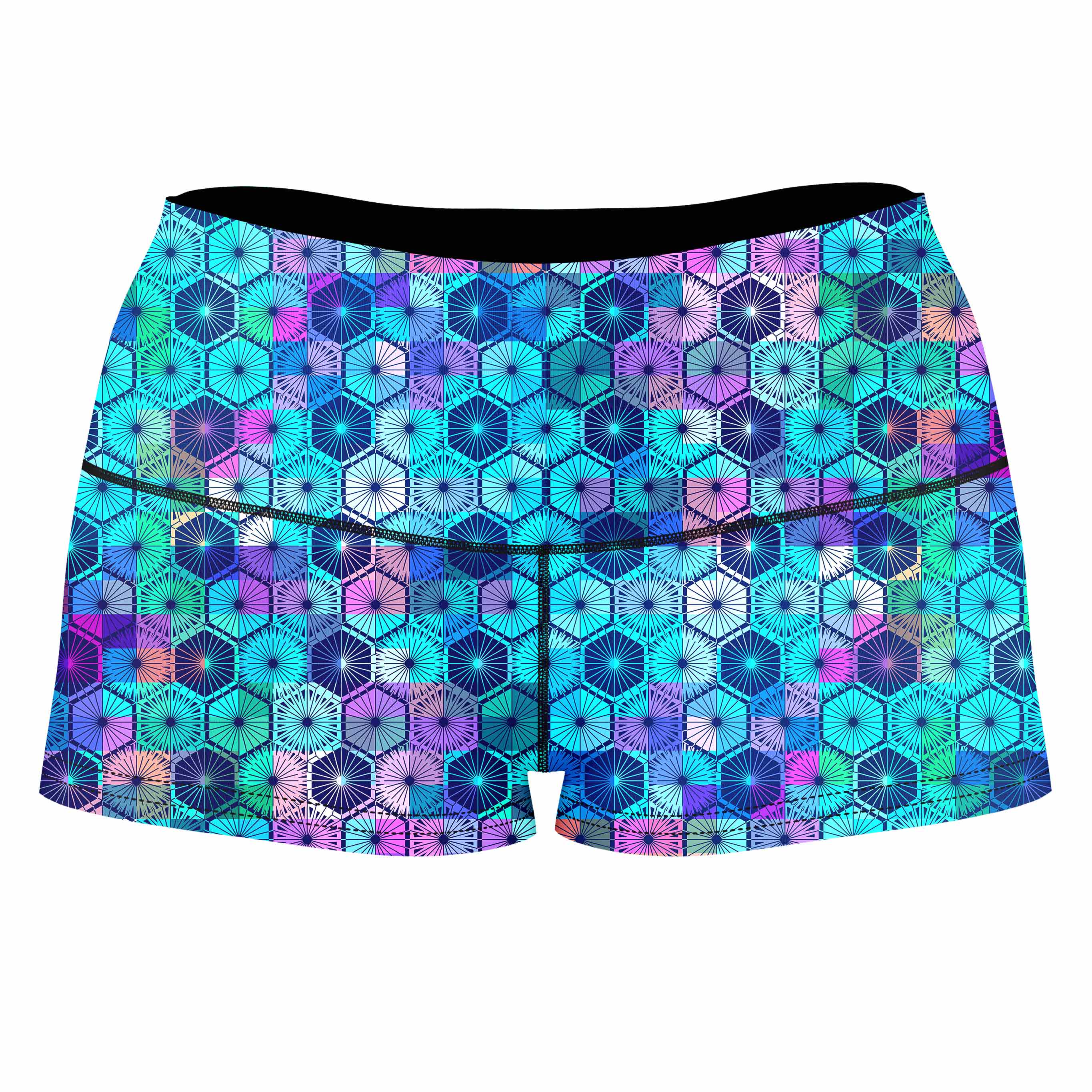 Hexa Haze High-Waisted Women's Shorts