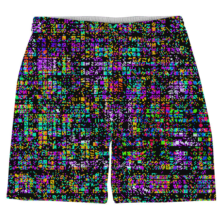 8-Bit Trippy Glitch Weekend Shorts