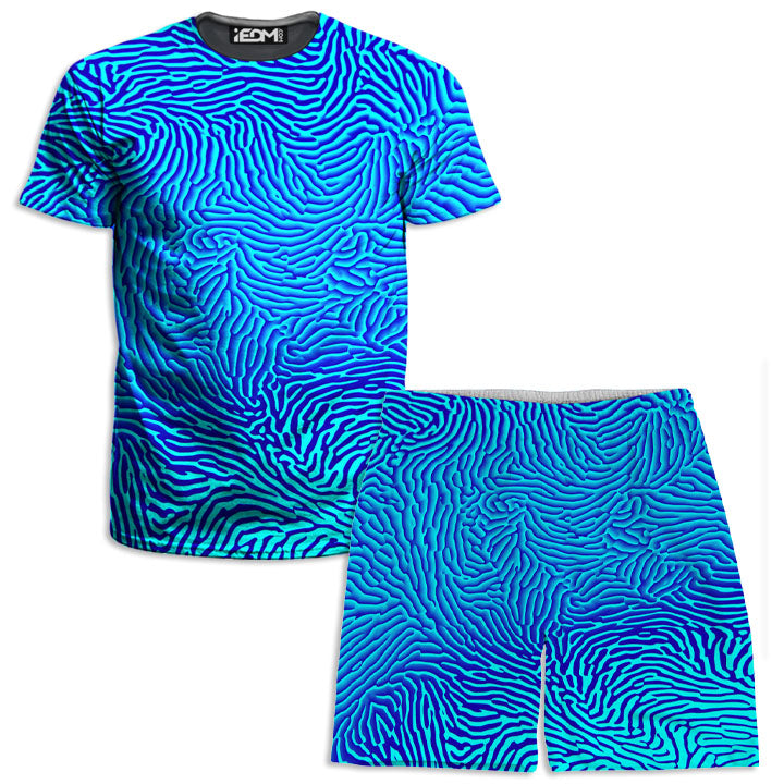 Blue Drift Men's T-Shirt and Shorts Combo