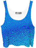 Blue Drift Crop Top