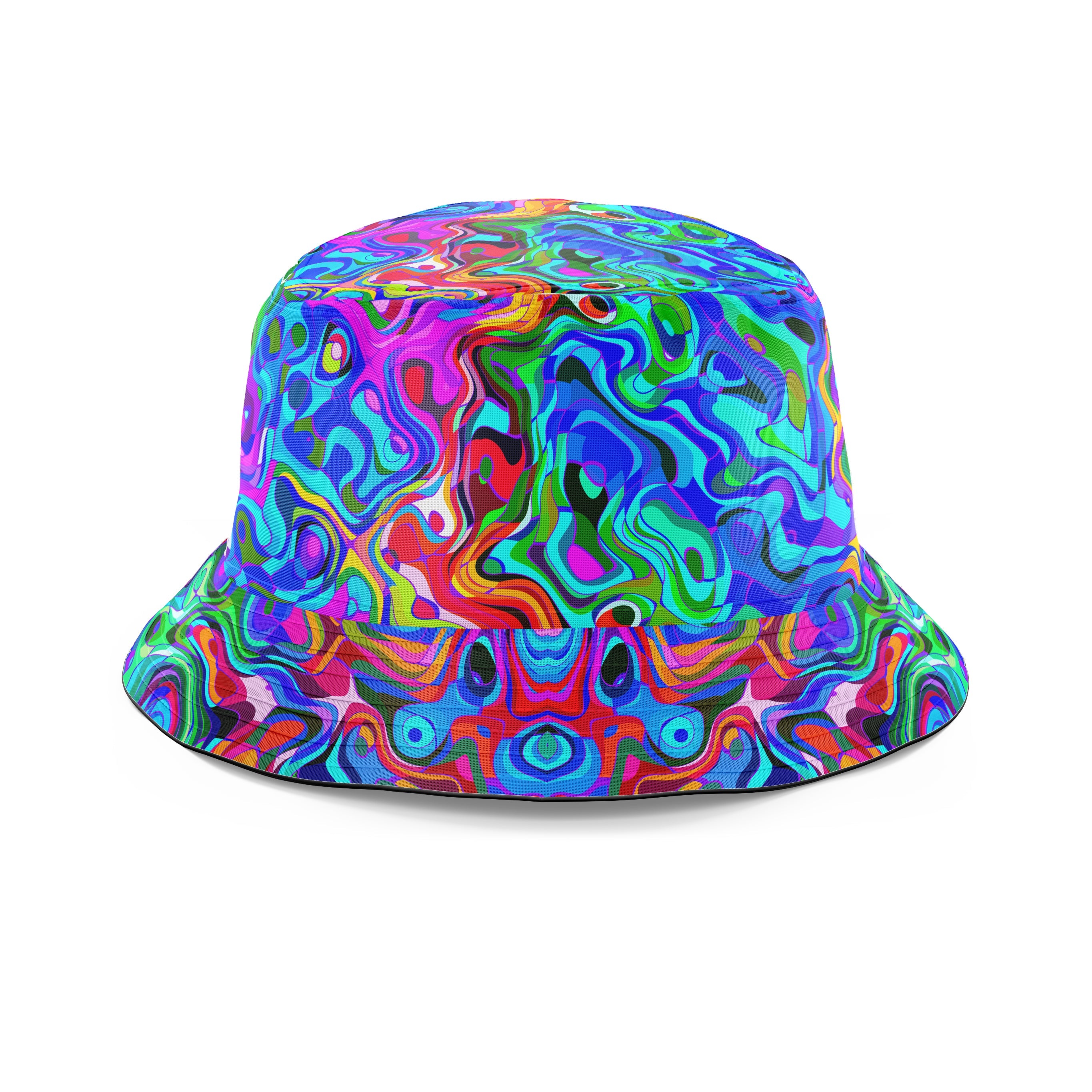 Rainbow Waves Bucket Hat