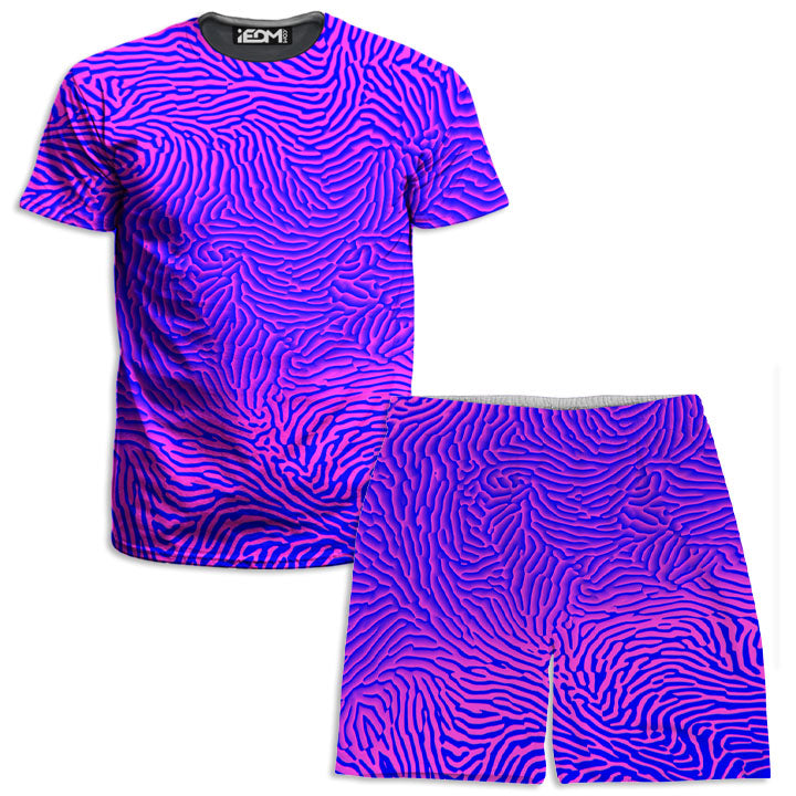 Neon Reef Men's T-Shirt and Shorts Combo