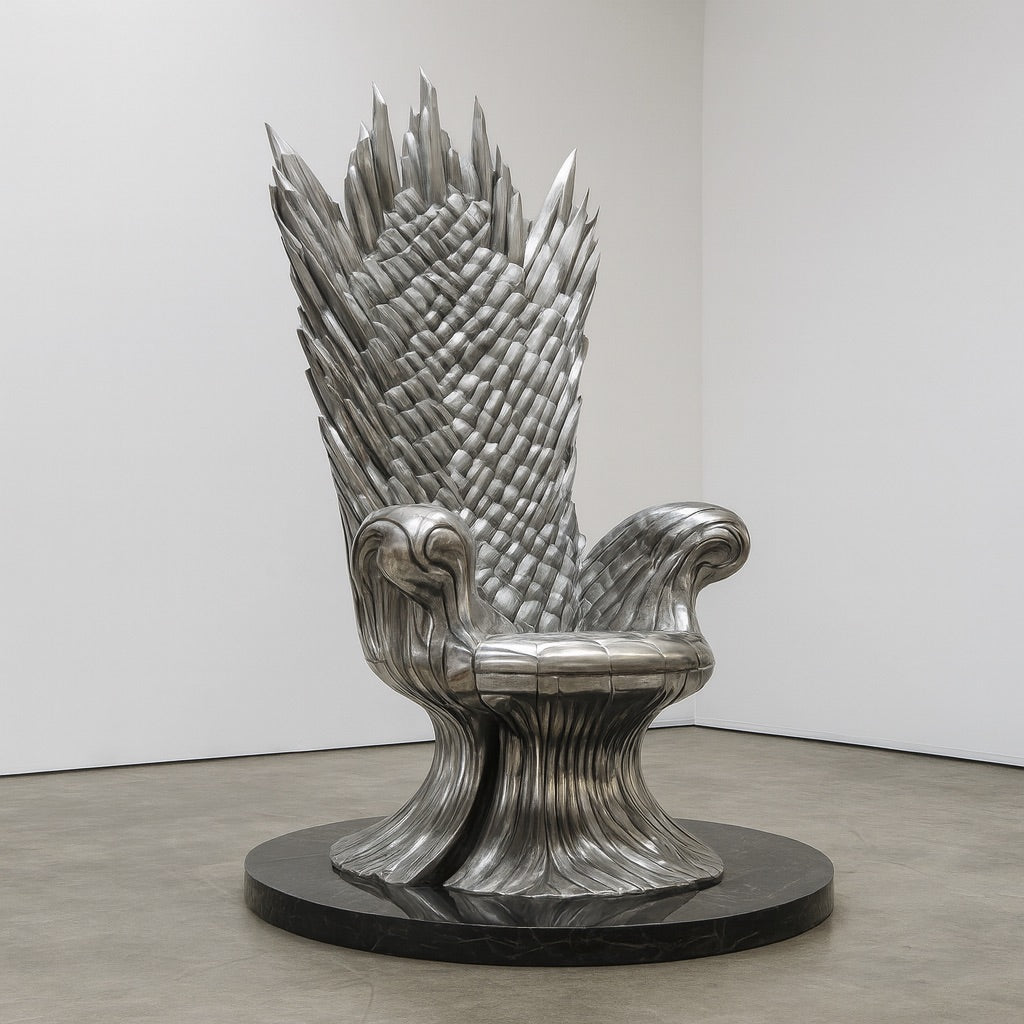 ArtZ® Stainless Steel Throne Sculpture
