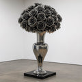 ArtZ® Stainless Steel Valentines Day Roses Sculpture