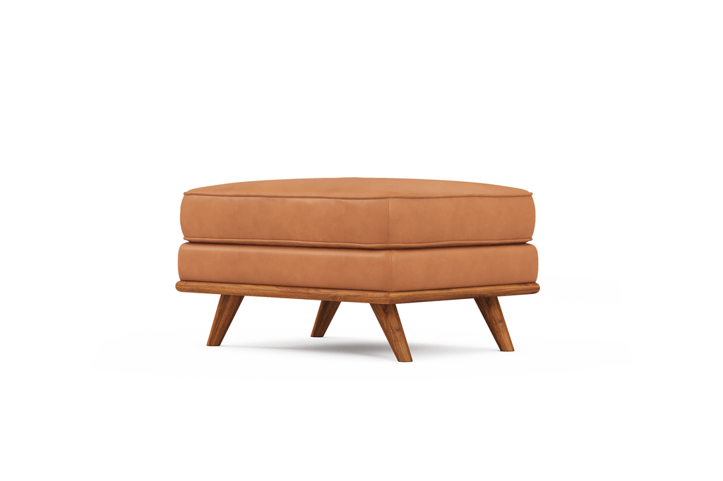 Artisan Leather Ottoman