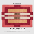 Atzec Red Hand Tufted Wool Rug