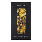 Black Silk Scarf with Gold Floral Motifs Aurum